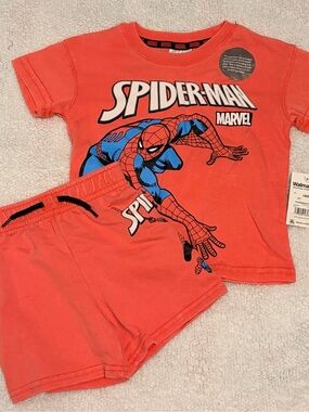 Marvel Spider-Man Tee and Shorts Set ( 18 Months)